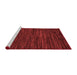 Modern Red Washable Rugs