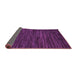 Sideview of Oriental Purple Modern Rug, abs5516pur