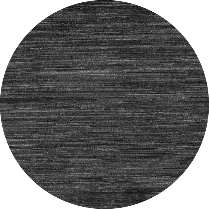 Round Oriental Gray Modern Rug, abs5516gry