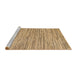 Sideview of Machine Washable Abstract Light Brown Rug, wshabs5517