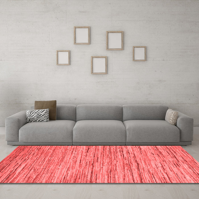 Modern Red Washable Rugs
