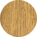 Round Oriental Brown Modern Rug, abs5517brn