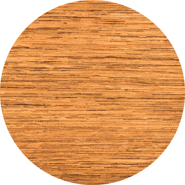 Round Oriental Orange Modern Rug, abs5517org