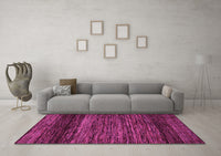 Machine Washable Oriental Pink Modern Rug, wshabs5518pnk