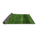 Sideview of Oriental Green Modern Rug, abs5518grn