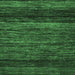 Square Oriental Emerald Green Modern Rug, abs5518emgrn