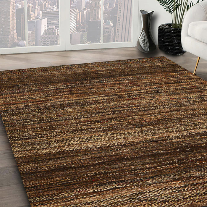 Machine Washable Abstract Night Red Rug in a Family Room, wshabs5518