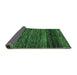 Sideview of Oriental Emerald Green Modern Rug, abs5518emgrn