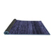 Sideview of Oriental Blue Modern Rug, abs5518blu