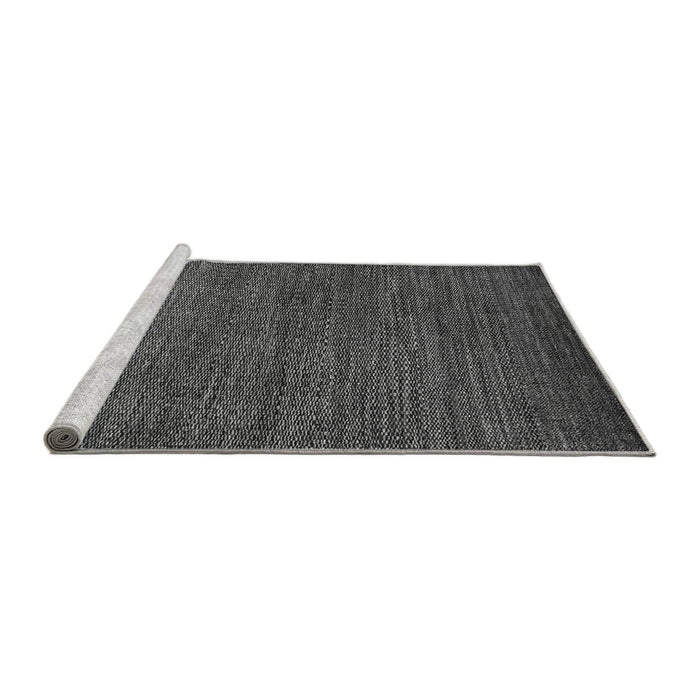 Sideview of Machine Washable Oriental Gray Modern Rug, wshabs5519gry