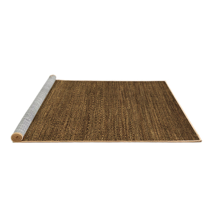 Sideview of Machine Washable Oriental Brown Modern Rug, wshabs5519brn