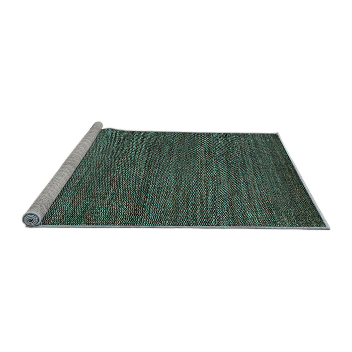 Sideview of Machine Washable Oriental Light Blue Modern Rug, wshabs5519lblu