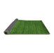 Sideview of Oriental Green Modern Rug, abs5519grn