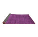 Sideview of Oriental Purple Modern Rug, abs5519pur