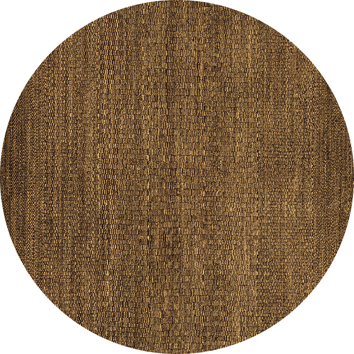 Round Oriental Brown Modern Rug, abs5519brn