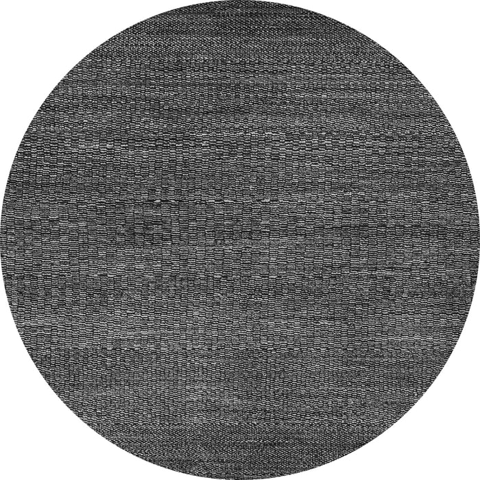 Round Machine Washable Oriental Gray Modern Rug, wshabs5519gry