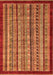 Southwestern Orange Country Rug, abs551org