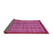 Sideview of Southwestern Pink Country Rug, abs551pnk