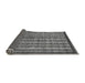 Sideview of Southwestern Gray Country Rug, abs551gry