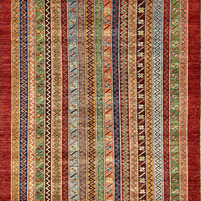 Abstract Red Southwestern Rug, abs551