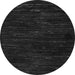 Round Machine Washable Oriental Gray Modern Rug, wshabs5520gry