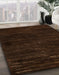 Abstract Bakers Brown Oriental Rug in Family Room, abs5520