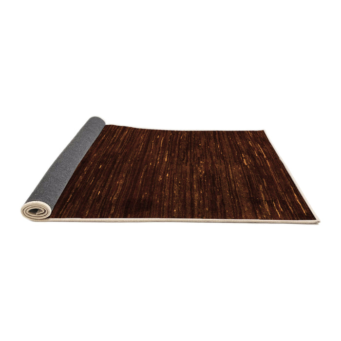 Sideview of Oriental Orange Modern Rug, abs5520org