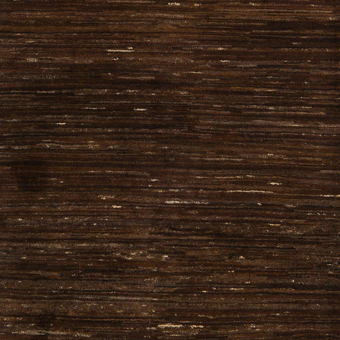 Machine Washable Abstract Bakers Brown Rug, wshabs5520