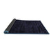 Sideview of Oriental Blue Modern Rug, abs5520blu