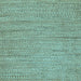 Square Oriental Light Blue Modern Rug, abs5521lblu