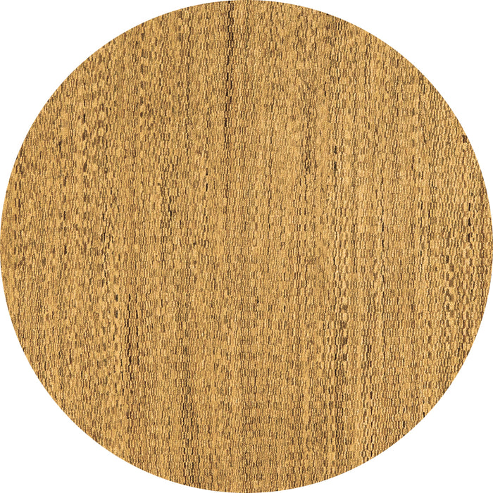 Round Oriental Brown Modern Rug, abs5521brn