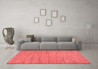 Machine Washable Oriental Red Modern Rug, wshabs5521red