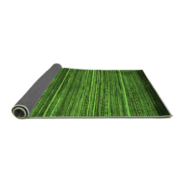Sideview of Oriental Green Modern Rug, abs5522grn
