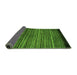 Sideview of Oriental Green Modern Rug, abs5522grn