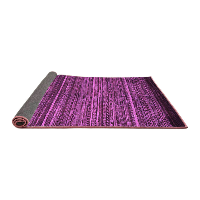 Sideview of Oriental Purple Modern Rug, abs5522pur
