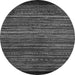 Round Oriental Gray Modern Rug, abs5522gry