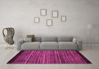 Machine Washable Oriental Pink Modern Rug, wshabs5522pnk