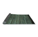 Sideview of Oriental Light Blue Modern Rug, abs5522lblu