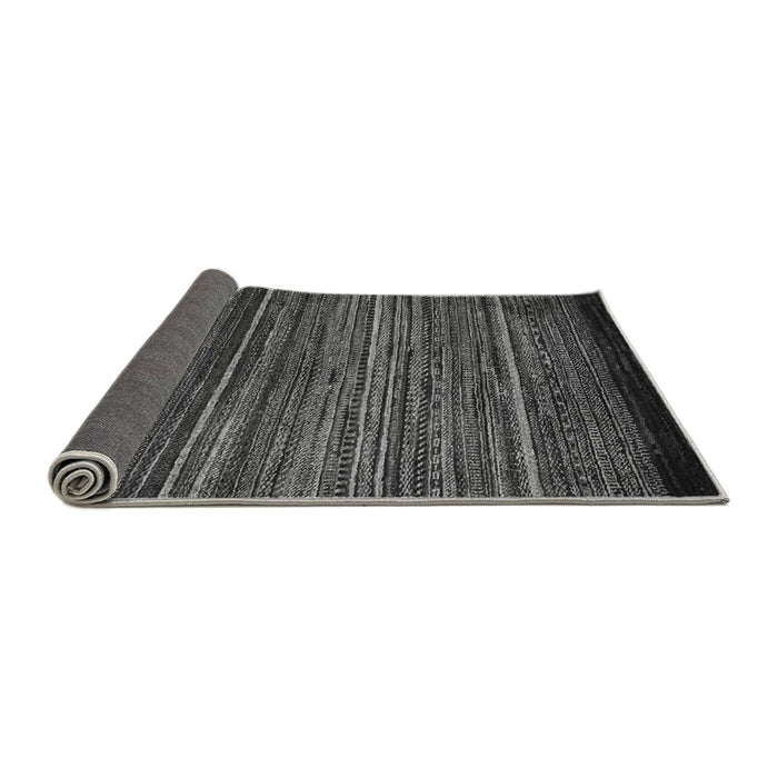 Sideview of Oriental Gray Modern Rug, abs5522gry