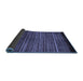 Sideview of Oriental Blue Modern Rug, abs5522blu