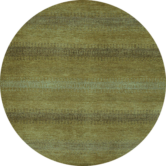 Round Machine Washable Abstract Light Blue Modern Rug, wshabs5523lblu