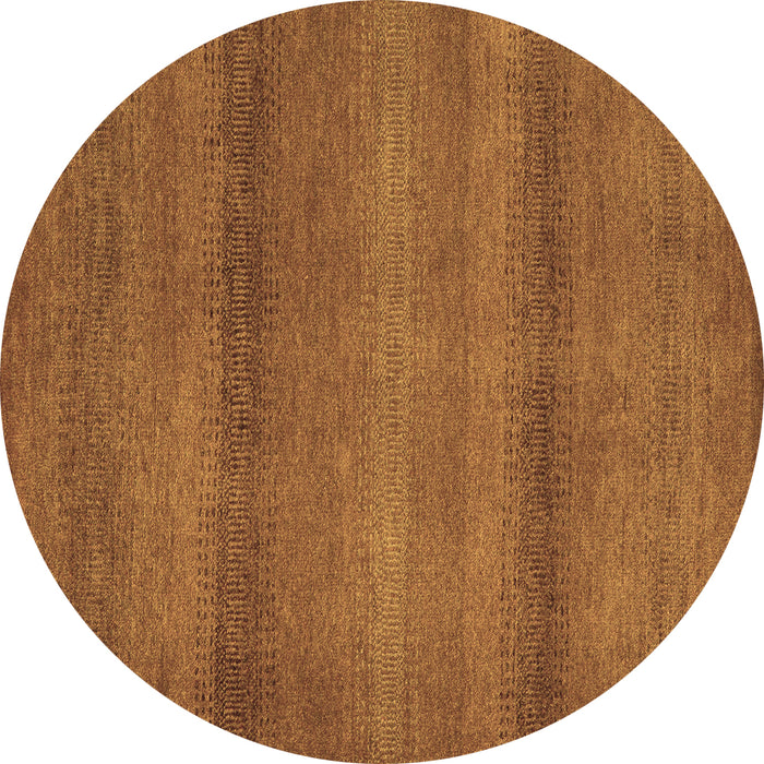 Round Abstract Brown Modern Rug, abs5523brn