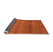 Sideview of Abstract Orange Modern Rug, abs5523org