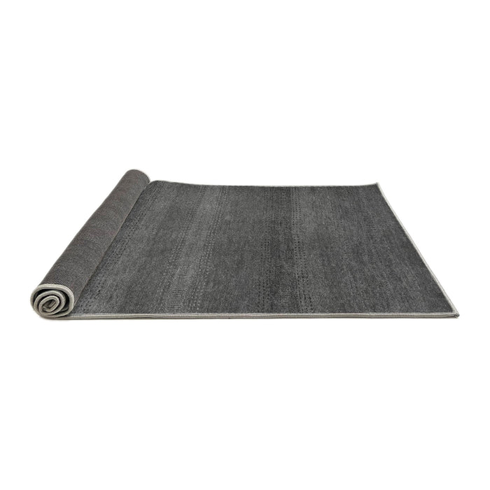 Sideview of Abstract Gray Modern Rug, abs5523gry