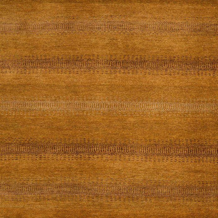 Square Abstract Neon Orange Modern Rug, abs5523