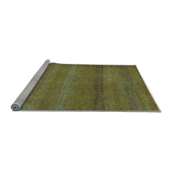 Sideview of Machine Washable Abstract Light Blue Modern Rug, wshabs5523lblu