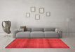 Modern Red Washable Rugs