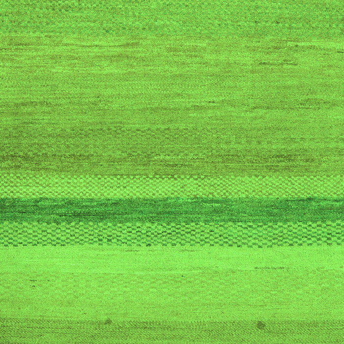 Machine Washable Abstract Green Modern Area Rugs, wshabs5524grn