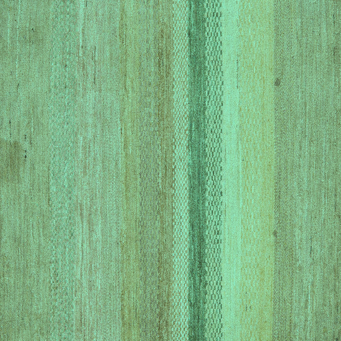 Square Machine Washable Abstract Turquoise Modern Area Rugs, wshabs5524turq