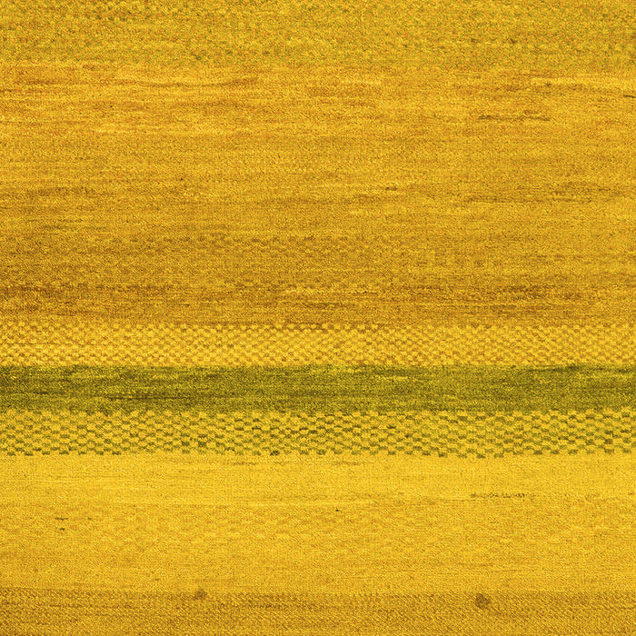 Machine Washable Abstract Yellow Modern Rug, wshabs5524yw